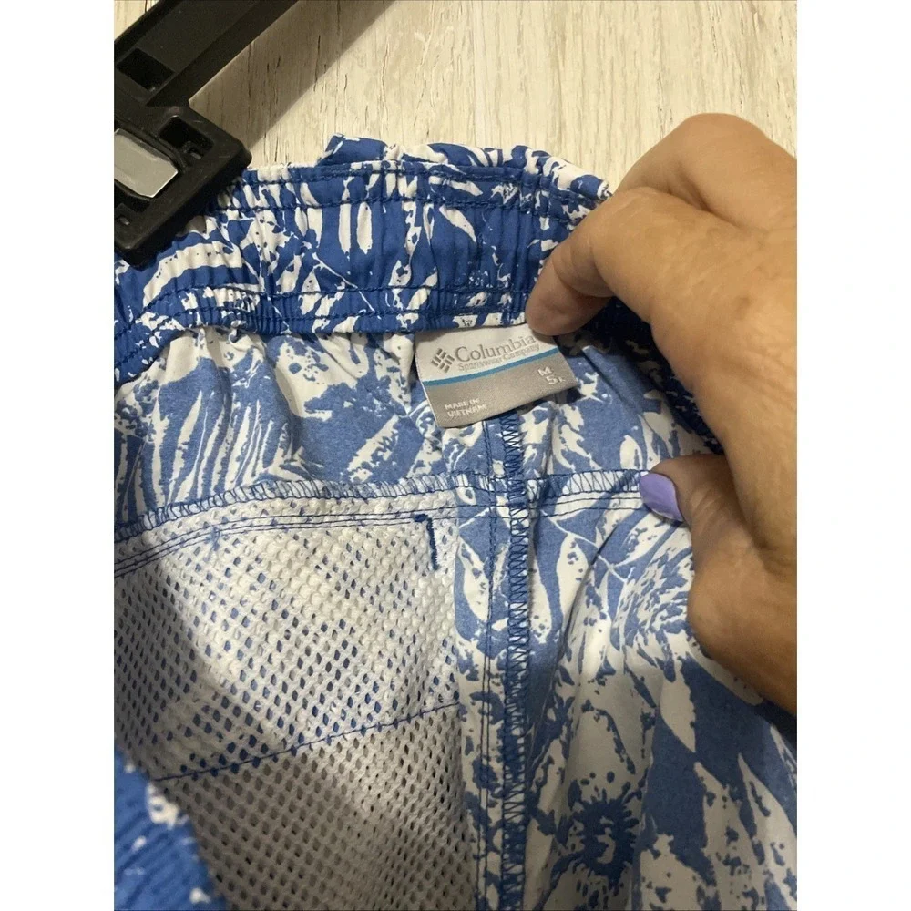 Columbia PFG Clearwater Shores Omni-Shade UPF 50‎ Swim Trunk Blue Size M